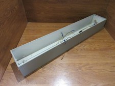 Commercial Ceiling Light Fixture Fluorescent Fire Rated 48-in Gray/White