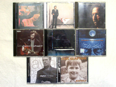 Eric Clapton CD Sammlung - 8 CDs