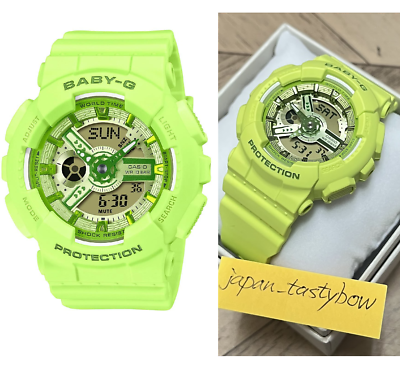 CASIO BABY-G BA-110YK-3AJF Y2K Fashion Green Analog Digital Watch