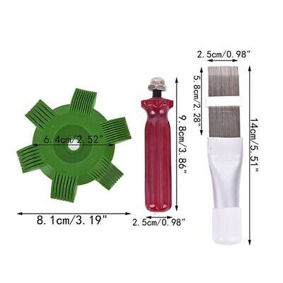 New Chic Heat Dissipating Fin Comb Cleaning A/C Condenser Coils Brush Condens$8 - Picture 8 of 12