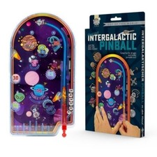 Handheld Intergalactic Space Pinball Machine Small 25cm Game Toy For Kids 3+