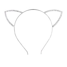 2 Pcs Headband Hair Tie Cosplay Headwear Rhinestone Headpiece Crystal Decorative