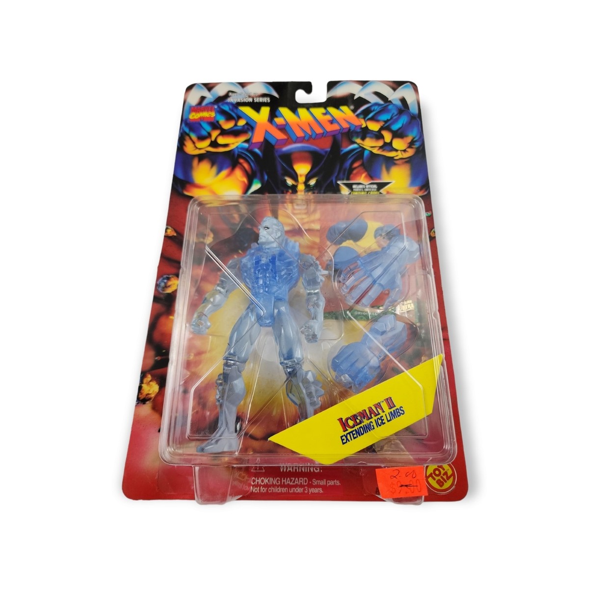 1995 Toy Biz X-Men Invasion Series Iceman II Action Figure with