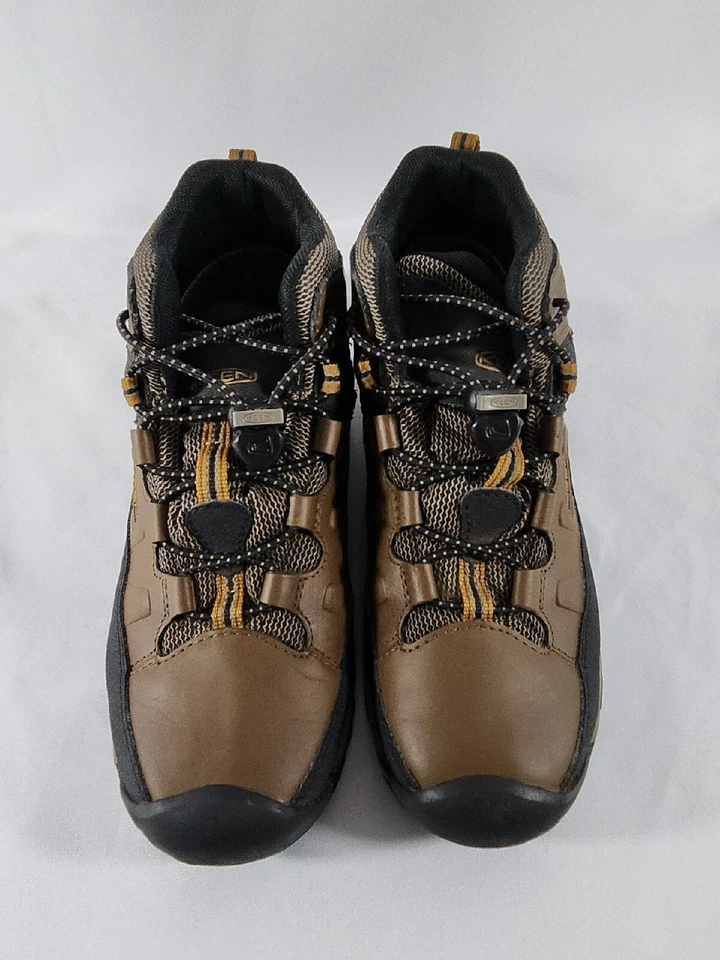Botas impermeables Keen Targhee Mid para mujer EE. UU. 5 UE 37 cuero marrón sendero senderismo Foto 2 de 4