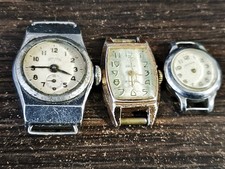 Vintage watches Women's Mechanical Zvezda/Zarya/Volga USSR Soviet DOESN'T WORK