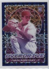 2021 Panini Chronicles Overdrive Blue Velocity Prizm Chris Rodriguez #3 10ou