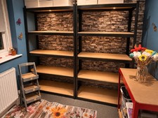 Shelving Units Bundle – 2 Large + Small + Storage Cart 