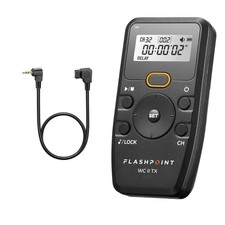 Flashpoint Wave Commander II Remote Shutter Release Transmitter with Cable for S
