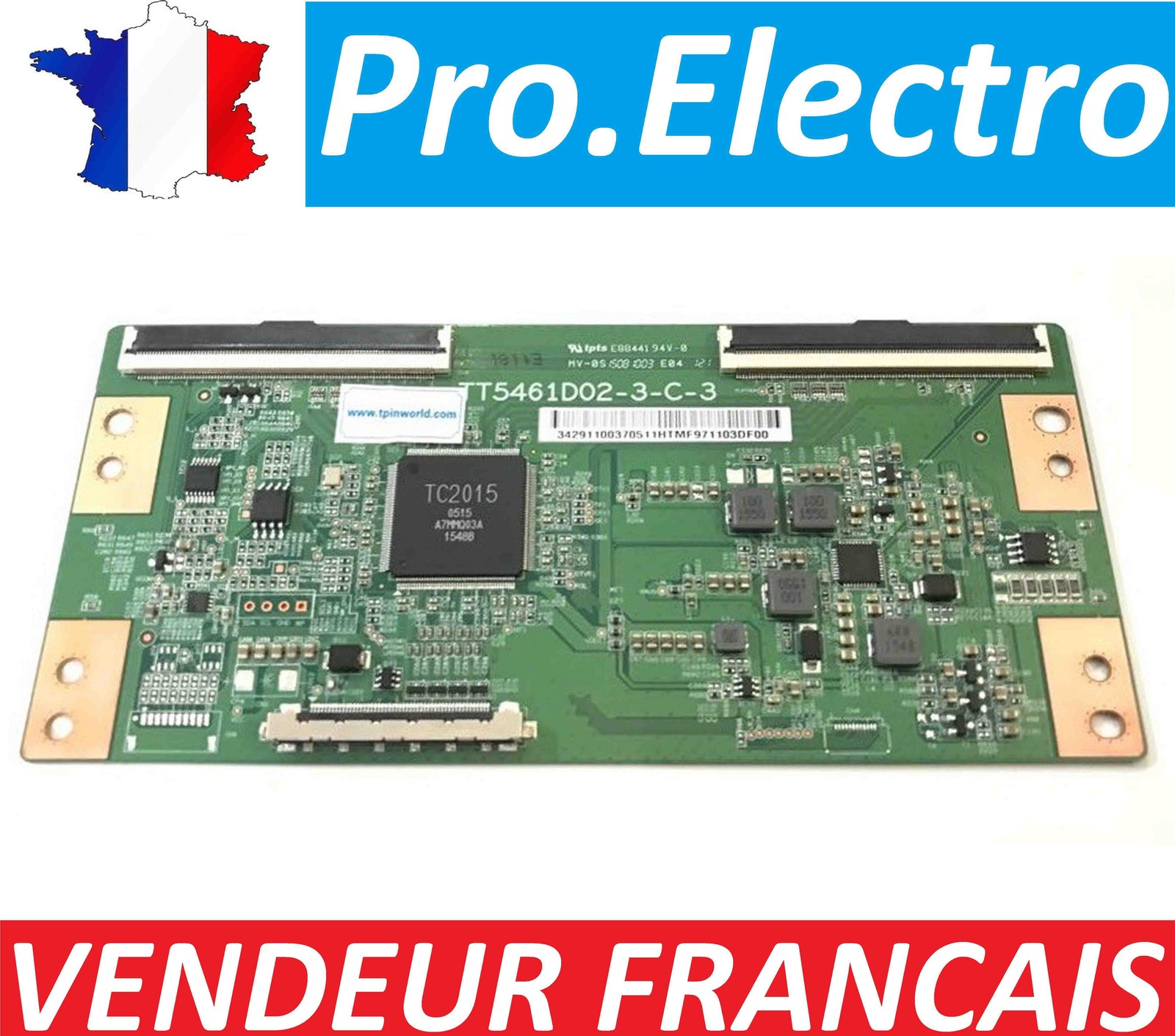 TT5461D02-3-C-3 T-con Brandt pièce réparation écran TV 4K