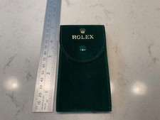 Rolex Green Suede Travel Watch Pouch without Insert - Genuine nice Case
