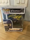 Jared Allen Funko Pop #322 Vikings NFL Signed With Authentication Sticker