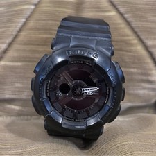 Casio Baby-G Black Quartz Analog Digital Unisex Wristwatch Shock Resistant