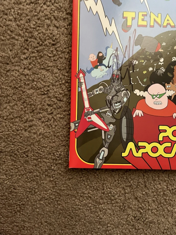 Tenacious D Post Apocalypto Jack Black & K.G. Signed Green Vinyl - Image 4 of 4