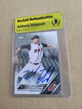 Kyle Freeland Signed 2016 Topps Pro Debut Baseball Card Rockies BGS Coa