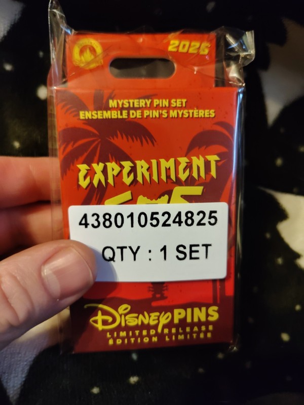 2026 Disney Pin Stitch 626 Day Experiment Mystery Box Sealed 2 Pins New Unopened