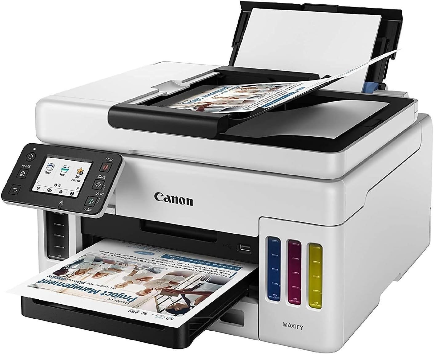Canon MAXIFY GX6050 Multifunction AIO Wireless Inkjet Printer [Ink Installed]