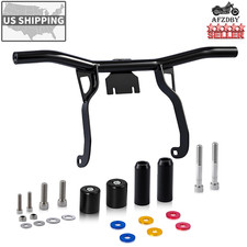 Front Engine Guard Flat Out Crash Bar for Harley Street Glide Road Glide 2009-13