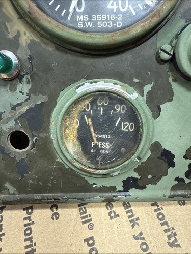 Military Instrument Panel Military Truck Complete Instrument Panel Cluster Gauge M35A2 M35 Used ...