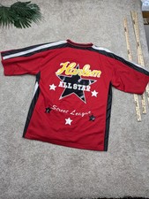 CAMISETA HARLEM VINTAGE ALL STAR STREET LEAGUE TALLA XL Para Hombre Roja Años 90 Globe Trotters