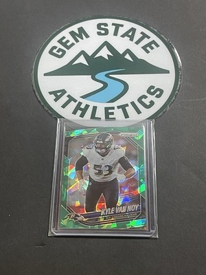 Panini Prizm Green Wave Prizm Kyle Van Noy #246 Baltimore Ravens 2025 Football