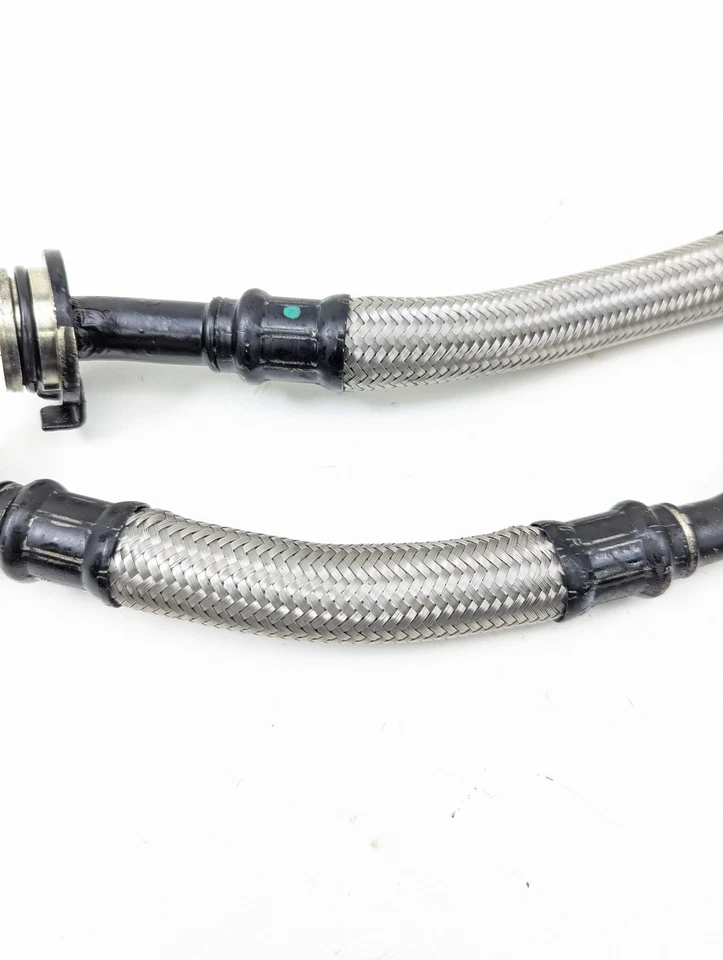 Líneas de conexión del enfriador de carcasa del filtro de aceite del motor BMW E39 E38 E53 OEM Foto 4 de 4