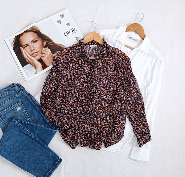 Women American Vintage Shirt Multicolor Viscose 34