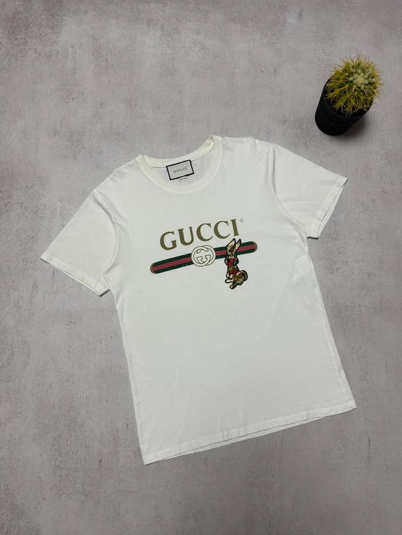 GUCCI Bugs Bunny Tシャツ ホワイト(土)迄値下げです！ Gucci Rabbit Bunny Embroidered T-Shirt White color size S | eBay