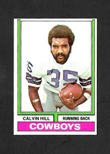1974 TOPPS FOOTBALL # 95 CALVIN HILL DALLAS COWBOYS EX OR BETTER