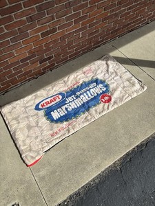 Rare Vintage Kraft Marshmallows Camping Sleeping Bag Jet-Puffed Mini RV Tent