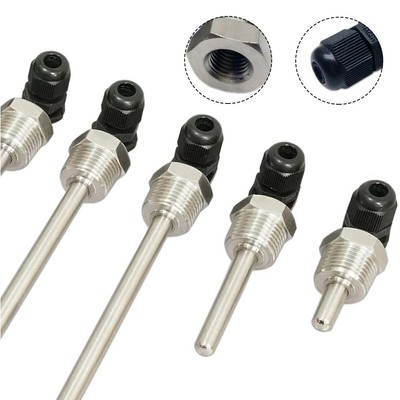 2er Set Thermowell G 1/2 Thread für Temperatur Sensor Tauchhülle Pocket
