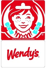 Wendy's $100 Physicsal Gift Card ( Free Shipping )