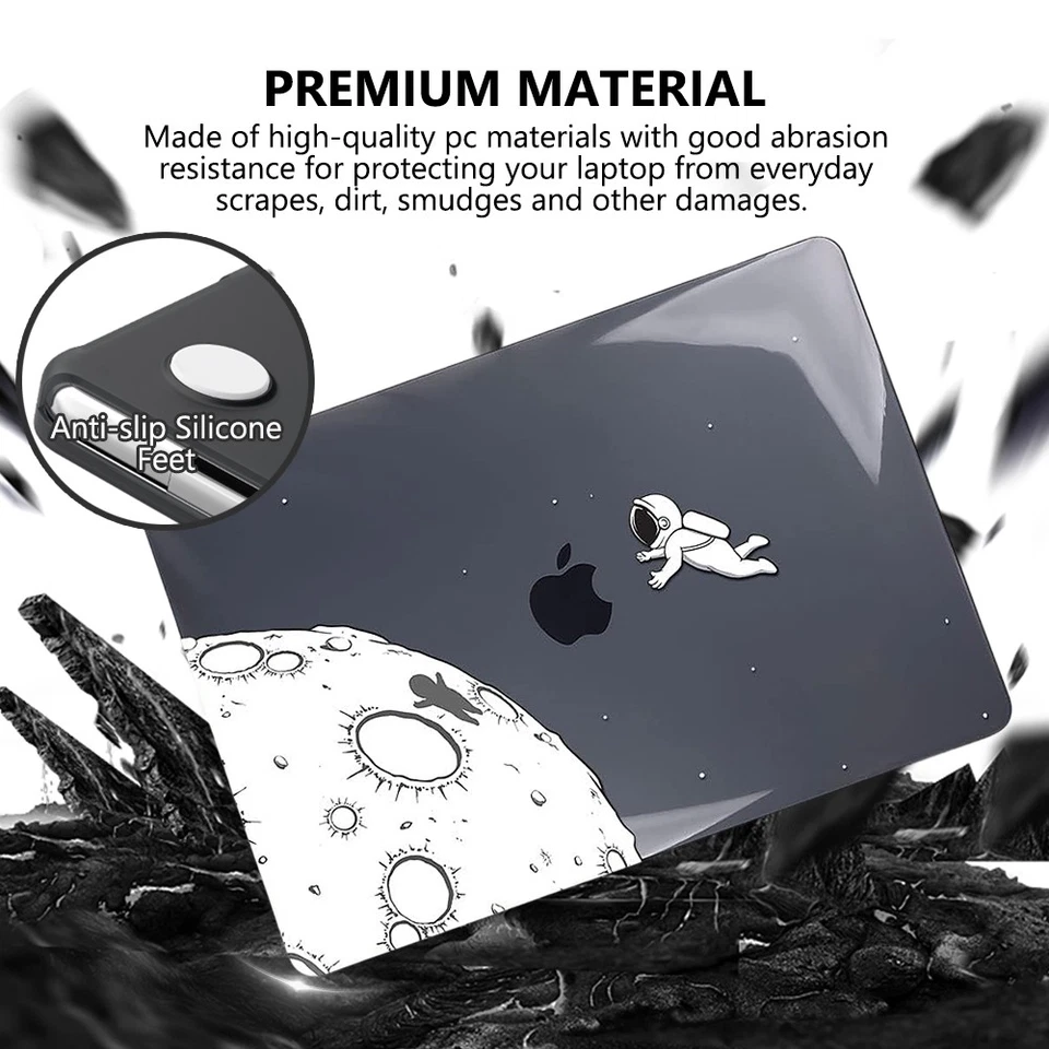 For MacBook Air 13" M4 A3240 M3 A3113 M2 A2681 Crystal Case+Keyboard Cover+LCD - Image 4 of 4