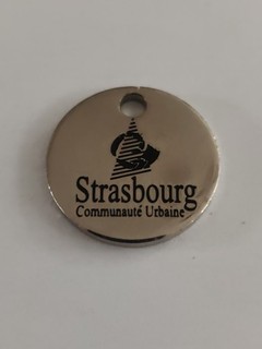 Jeton De Caddie " Communauté Urbaine Strasbourg"