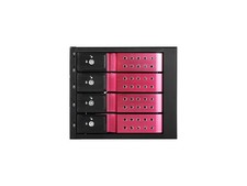 iStarUSA BPN-DE340HD-RED Trayless 3 x 5.25" to 4 x 3.5" 12Gb/s HDD Hot-swap Rack