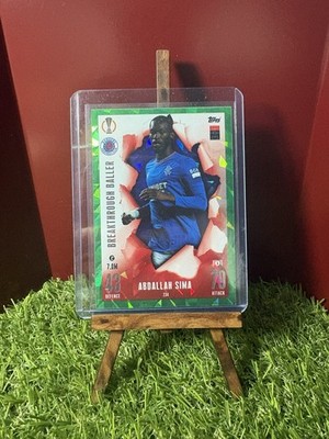 Match Attax Extra 23/24 Sima Breakthrough Baller Green Emerald Rangers #234
