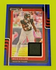 2025 Donruss Optic Nico Collins Blue Hyper (RAW)
