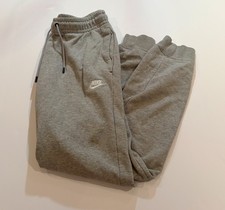 Nike Heather Grey Fleece Jogger Sweatpants Womens Size Small