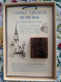 Christ Church The Old North Paul Revere Boston Church Relic 1927