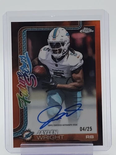 2025 Topps Chrome Jaylen Wright Future Stars Autographs (RAW)