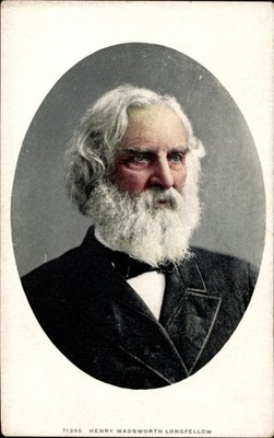 Ak Schriftsteller Henry Wadsworth Longfellow, Portrait - 10799352