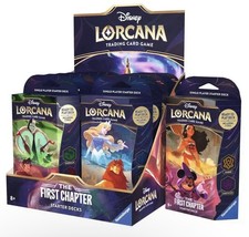 Disney Lorcana TCG The First Chapter Starter Deck Display of 12 Factory Sealed
