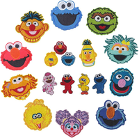 Patches Zum AufbüGeln,SesamstraßE Patches, Cartoon AufnäHer, BüGelflicken Kinder