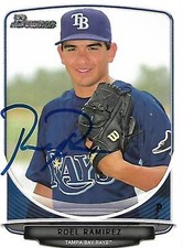 Roel Ramirez Tampa Bay Rays 2013 Bowman Rookie Signed Card