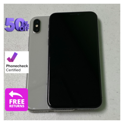 Apple iPhone X 64GB/256GB - Unlocked, Space Gray/Silver, Mint 