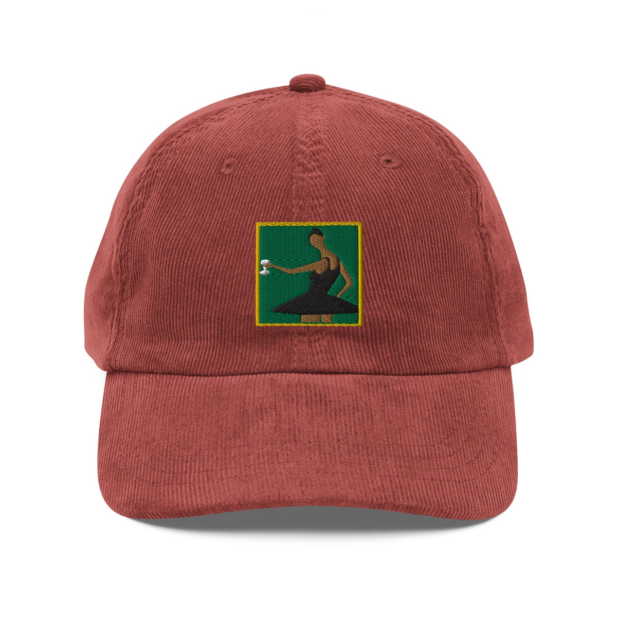 Kanye West MBDTF Embroidered Album Cover Vintage Corduroy Cap