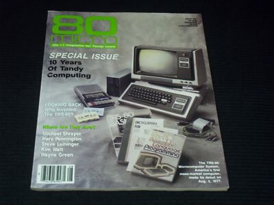 1987 AUGUST 80 MICRO MAGAZINE - TANDY COMPUTING FRONT COVER - H 8970