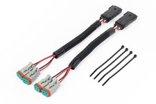 Fog Light Wiring Adapters LED to Deutsch Plug DUAL Output - 2021+ Ford F-150