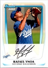 RAFAEL YNOA 2011 BOWMAN LOS ANGELES DODGERS