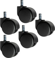 True Innovations Chair Parts | Carpet Casters | Set of 5 | CH-55