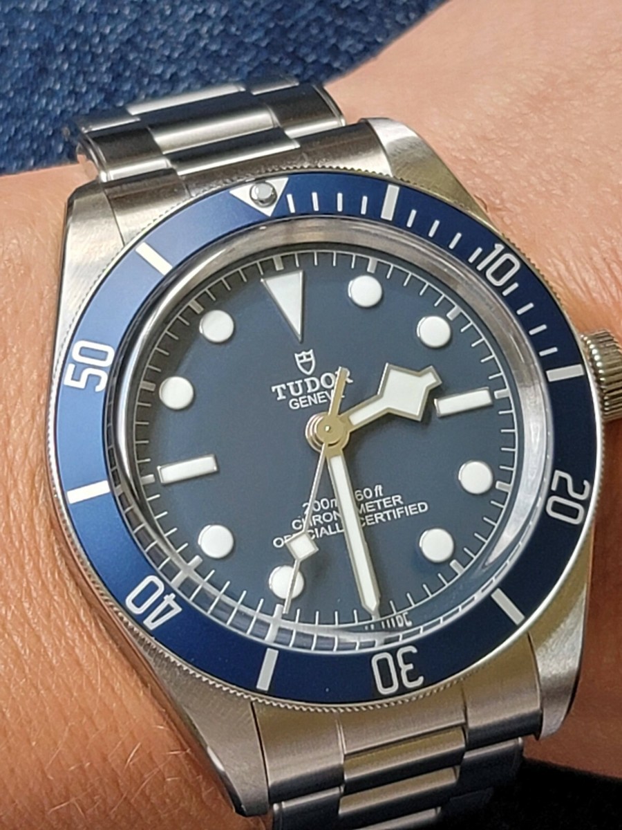 チューダー 純正 BB58用 ブルー“ソフトタッチ”ストラップ 新品・未使用 2021 Tudor Black Bay 58 BB58 Blue Bracelet Box/Papers/Card +